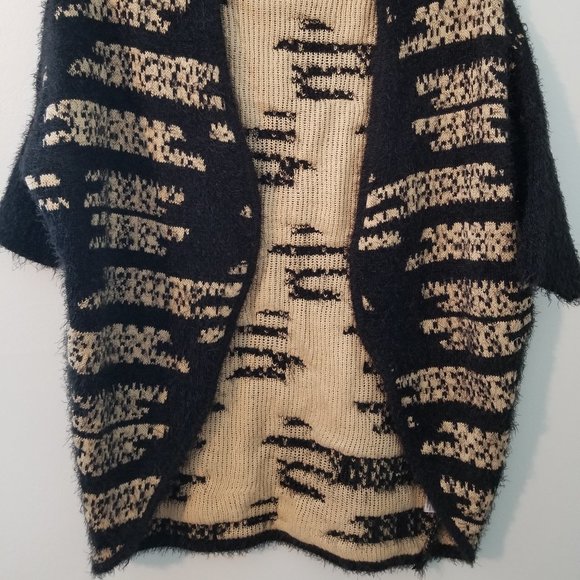 Leopard print warm cardigan - Picture 2 of 5